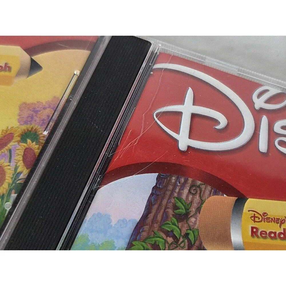 Vtg Disney Ready For Math & Reading w/ Winnie The Pooh CD-ROM 1997 Kids PC Games